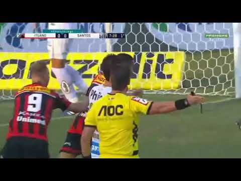 PELÉ REAGINDO A ITUANO 5X1 SANTOS