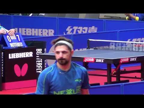 Ioannis Sgouropoulos vs Aleksandar Karakasevic, 2018 World Team Table Tennis Championships