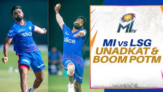 Jasprit Bumrah & Jaydev Unadkat - Players of the Match | Mumbai Indians