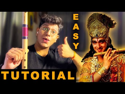 KRISHNA FLUTE TUTORIAL | MAHABHARAT | FLUTE LESSON | FLUTE NOTATIONS | FLUTE NOTES | BEGINNERS