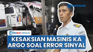 Kesaksian Masinis KA Argo Bromo saat Tabrak KRL di Stasiun Bekasi, Ungkap Dugaan Error Sinyal