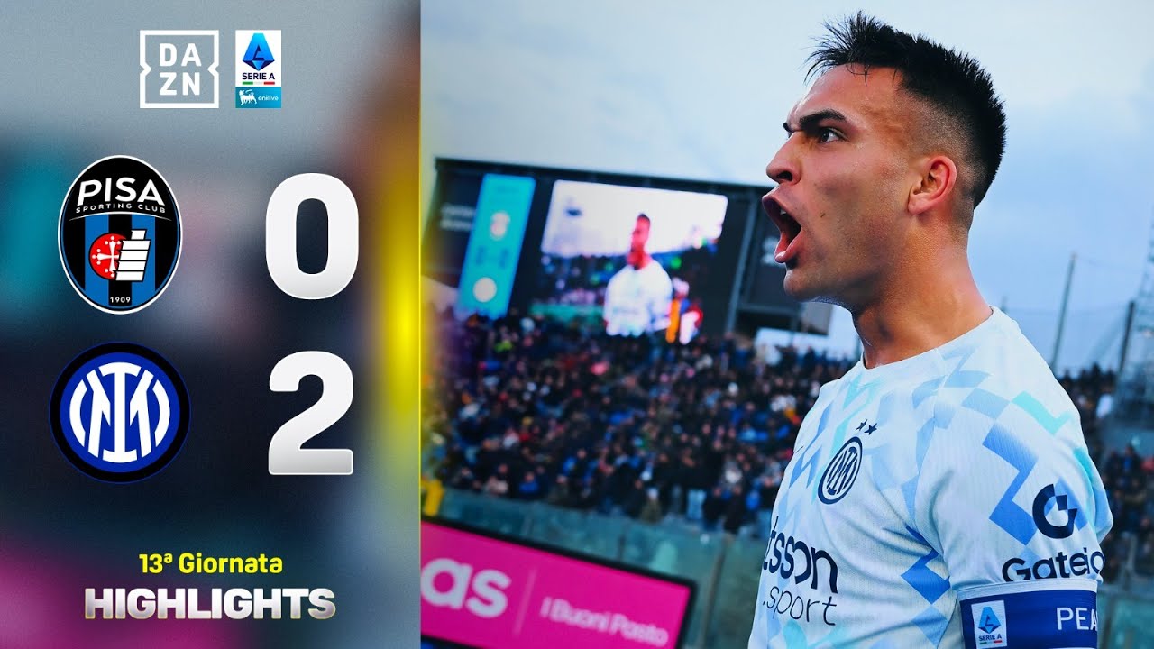 Pisa vs Inter Highlights
