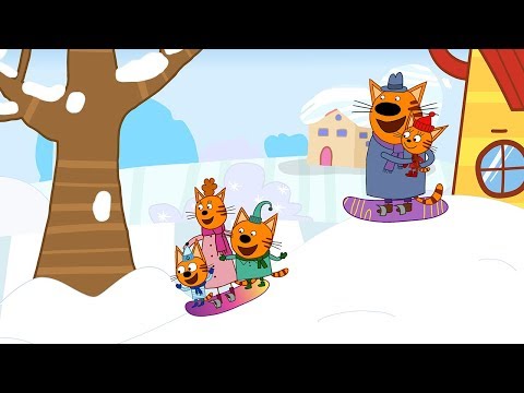 Kid-E-Cats - Snow Slopes and Snowboards