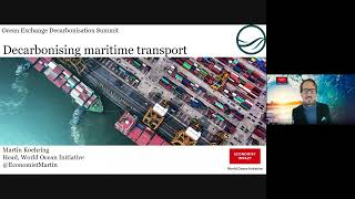 Martin Koehring address for Ocean Exchange Decarbonisation Summit
