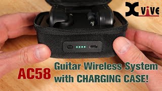 Guitar Wireless AND Charging Case, all in one system: Xvive AC58!