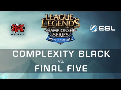 Complexity Black vs. Final Five - R2 - NA LCS Expansion Tournament - League Of Legends