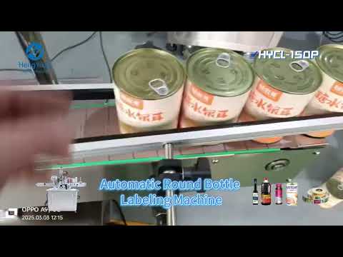 Automatic Sticker Labeling Machine for Round Water Bottle HYCL-150P