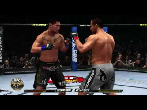 UFC 2010 Undisputed Dos Santos vs Velasquez Gameplay Footage