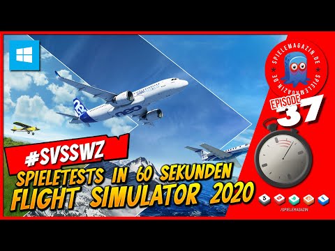 MS Flight Simulator 2020 Spieletest in 60 Sekunden | FS2020 Review Deutsch (svsswz)