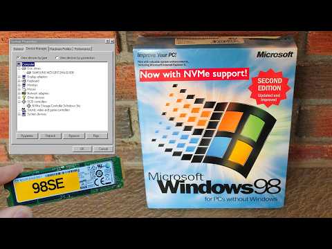 Windows 98 Finally Gets a REAL NVMe Driver! (...and it's fast!)