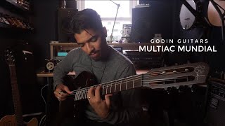Video thumbnail for Godin Multiac Mundial Nylon Electric DEMO by Nobes Music
