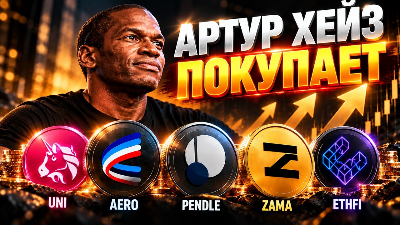 АРТУР ХЕЙС СКУПАЕТ АЛЬТКОИНЫ! РАЗБОР ПОРТФЕЛЯ И 5 ТОКЕНОВ!