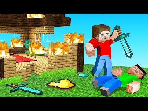He DESTROYED His OWN MINECRAFT House (He Died)