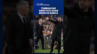 Joan Laporta Ngaku Rela Tumbalkan Ansu Fati, Disebut Agar Lionel Messi Bisa Pulang ke FC Barcelona