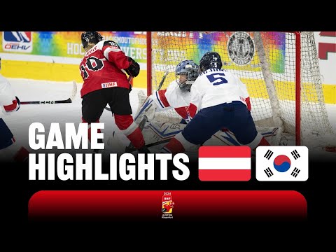 Хоккей Highlights: Austria vs Korea | 2024 #WomensWorlds Division 1A