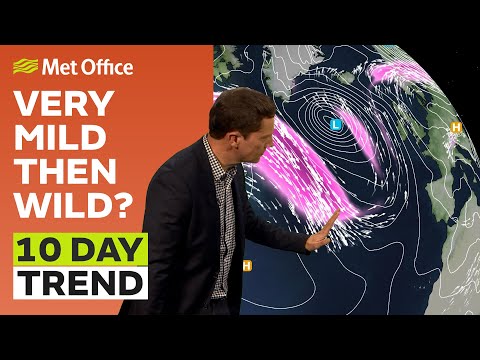 10 day trend 09/11/22 – Very mild then wild? – Met Office UK