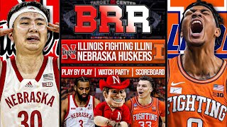 Nebraska Huskers vs Illinois Fighting Illini | LIVE Reaction | Scoreboard | Play By Play | Postgame