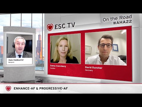 ESC TV On the Road - #AHA22 - ENHANCE-AF and PROGRESSIVE-AF trials