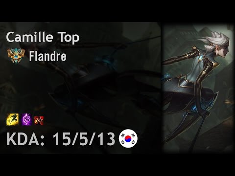 Camille Top vs Jax - Flandre - KR Challenger Patch 6.24