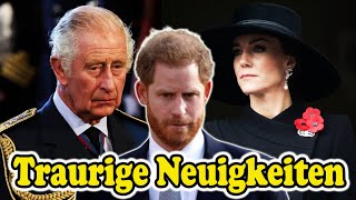 Traurige Neuigkeiten Über König Charles III. &amp; Prinzessin Kate. Britisches Königshaus HEUTE.