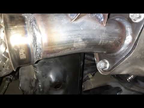 03 honda odyssey installed y pipe exhaust perfect fit. uspw/northeastern manufacturer.