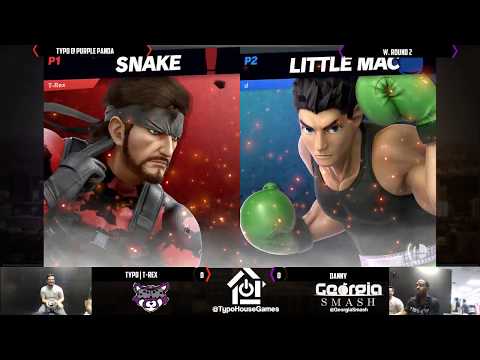 Panda Smash Mondays 3/25/19 - Typo| T-Rex(Snake) VS Danny(Little Mac)- W. Round 2