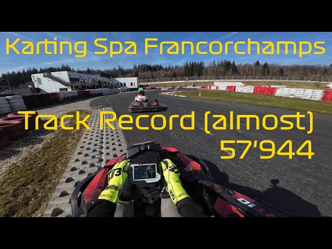 Karting Spa Francorchamps - couple of fast laps - 57'944