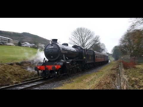 LNER K4 61994 The Great Marquess on East Lancs Railway duty 1st Jan 2014