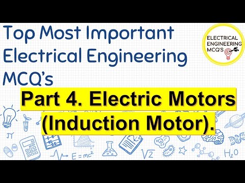 Top 100 important Electrical MCQ | BMC Sub Engineer MCQ | Part.4  Electric Motors (Induction Motor) Video