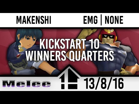 Kickstart 10 W. Quarters - Makenshi (Marth) vs EMG | n0ne (Falcon)