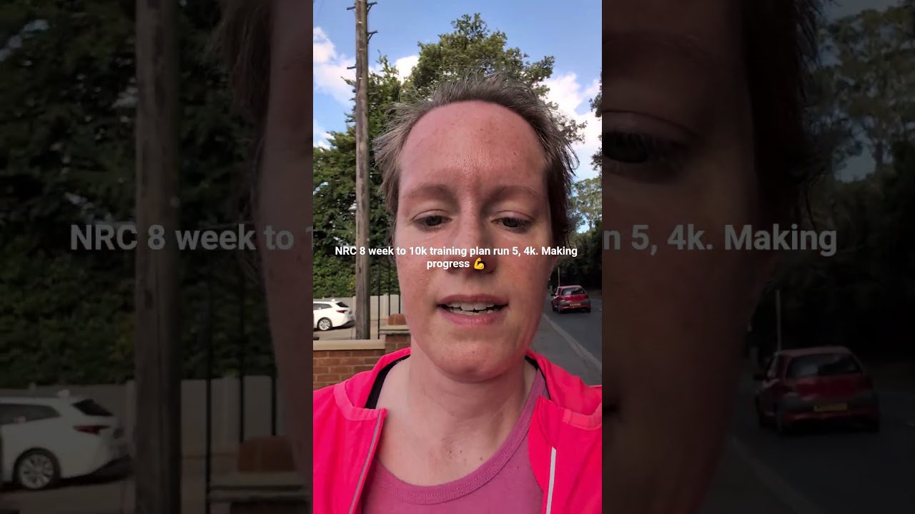 NRC 8 week to 10k training plan run 5, 4k. #nikerunclub #nikeapp #fitness #10ktraining #motivation