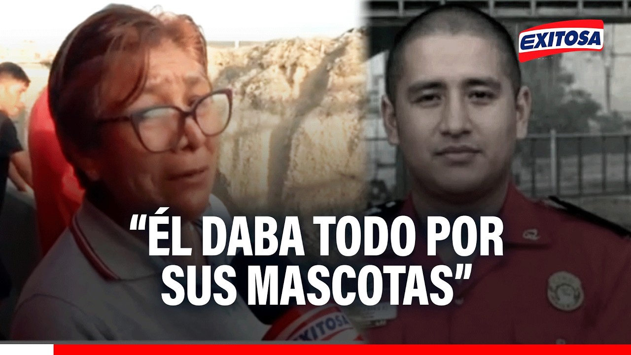 🔴🔵 Familia llora por rescatista que fue arrastrado por río Rímac: "Él daba todo por sus mascotas"