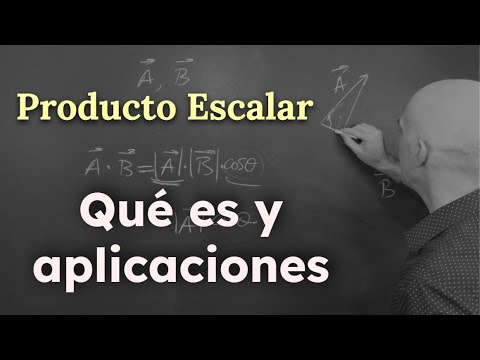 QUÉ ES EL PRODUCTO ESCALAR DE DOS VECTORES. APLICACIONES. TUTORIAL