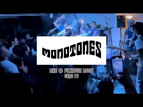 Monotones - Haunted (LIVE) @ Funhouse Loose, Cero PJ