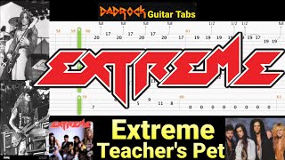 Teacher&#39;s Pet - Extreme - Guitar + Bass TABS Lesson