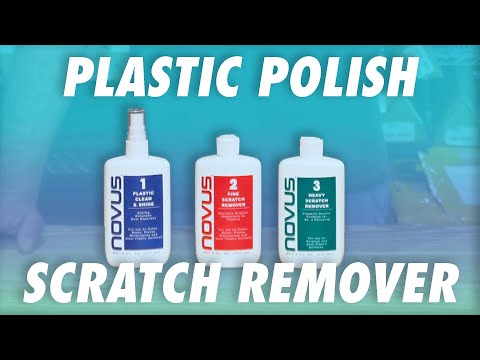 NOVUS 7030 Plastic Polish Fine Scratch Remover #2 - 8 oz Bottle at