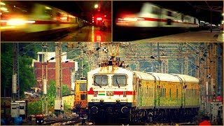 preview picture of video 'Western Railways: Fastest Aggressive Trains around Mumbai Blasting at Night !!!'