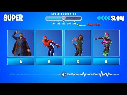 GUESS THE FORTNITE SKIN DANCING IN SLOW MOTION - Fortnite Challange - PART 1 | Super