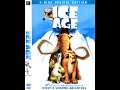 Opening Closing To Ice Age US DVD 2002 Both Discs