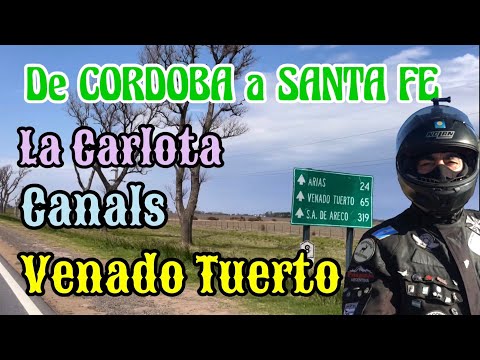 Venado Tuerto | La Carlota | Canals | Córdoba | Santa Fe | en moto por Argentina