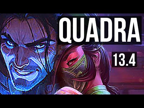 SYLAS vs AKALI (MID) | Quadra, Legendary, 13/3/6 | EUW Master | 13.4