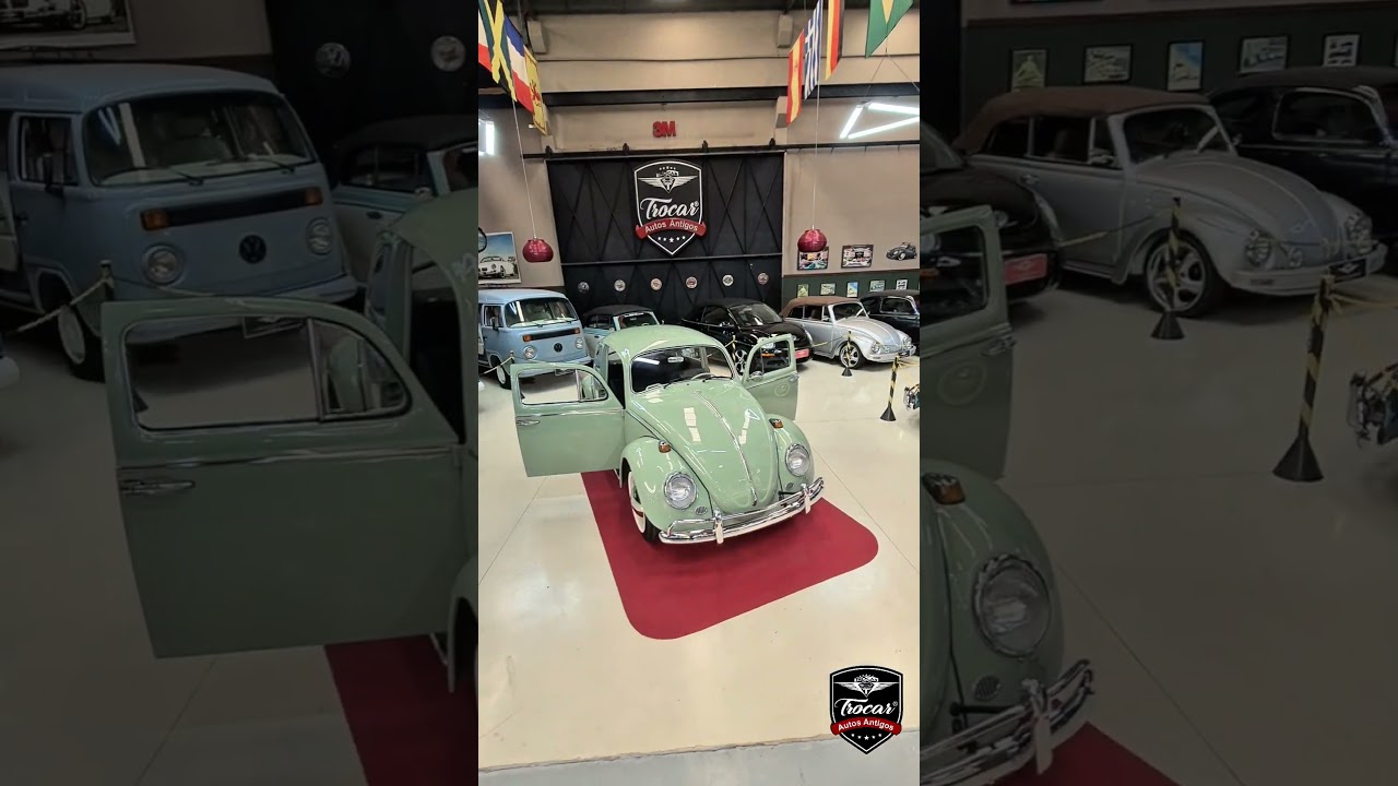Clássico 1968 Verde Caribe saiu da pura lata e passou por todas as etapas até a finalização! 🇧🇷✨️🛠