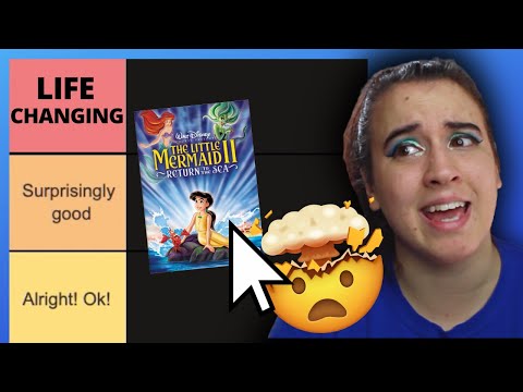 RATING DISNEY STRAIGHT TO DVD SEQUELS (tier list/essay)