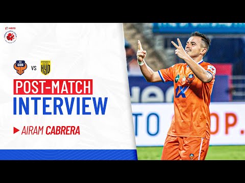 Post-match Interview - Airam Cabrera | FCG vs HFC | Hero ISL 2021-22