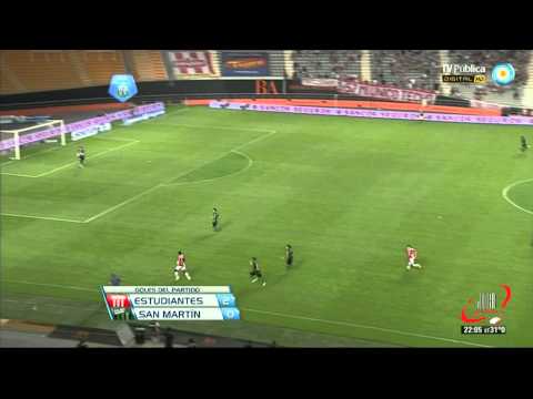 RESUMEN PARTIDO - ESTUDIANTES 2 SAN MARTIN SAN JUAN 0 - FECHA 18 (03 12 2012)