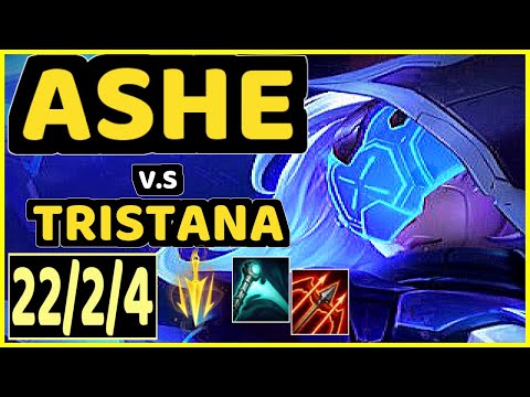 LODIK (ASHE) vs TRISTANA - 22/2/4 KDA BOTTOM ADC GAMEPLAY - EUW Ranked DIAMOND
