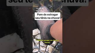 🔴 Essa capa salva o seu tênis! Tênis molhado nunca mais! 👟☔