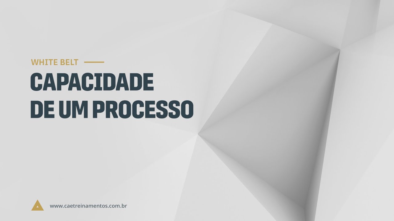 [Novo Curso White Belt] Aula 24 - Capacidade de um processo