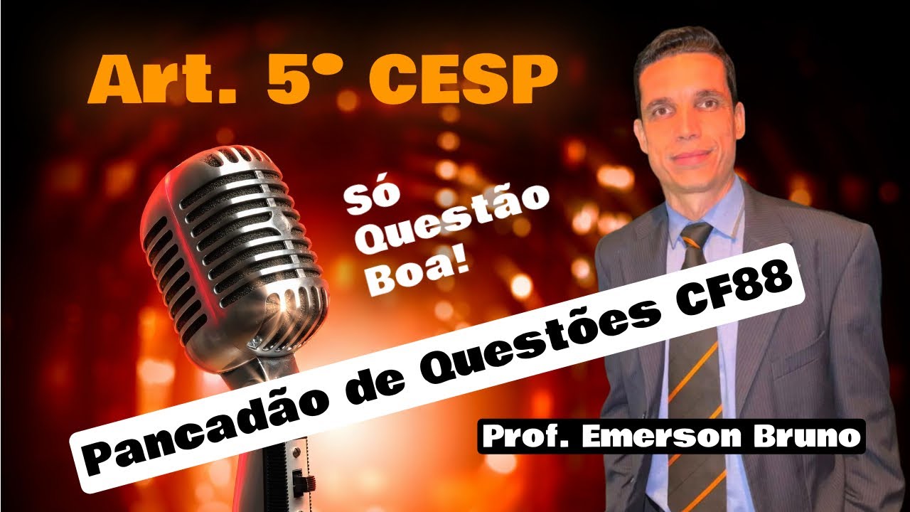 Pancadão de Questões CF88 (Cespe)