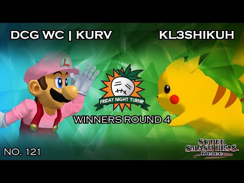 FNT #121 - DCG WC | Kurv (Luigi) VS KL3SHIKUH (Pikachu) - SSBM Winners Round 4